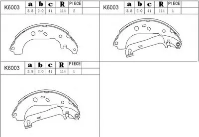 Комплект тормозных колодок ASIMCO купить