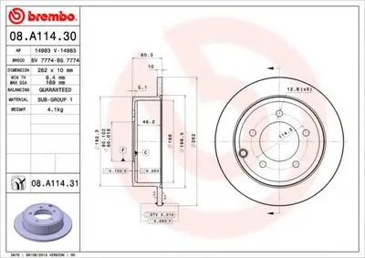 Тормозной диск COATED DISC LINE BREMBO купить