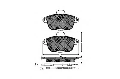 Комплект тормозных колодок, дисковый тормоз SPIDAN купить