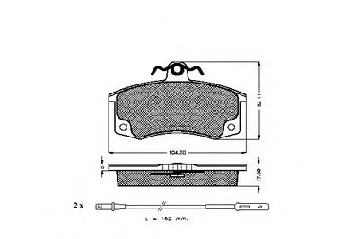 Комплект тормозных колодок, дисковый тормоз SPIDAN купить