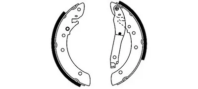 Комплект тормозных колодок HELLA купить