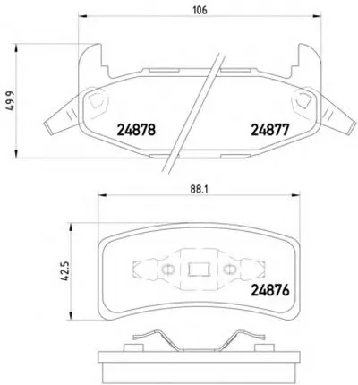 Комплект тормозных колодок, дисковый тормоз HELLA купить