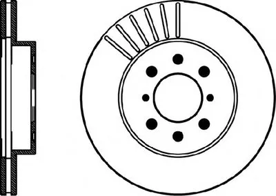 Тормозной диск HELLA купить