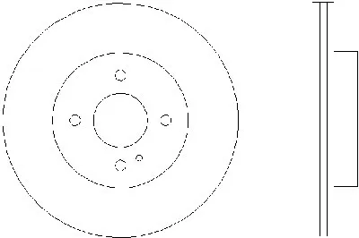 Тормозной диск PRO TEXTAR купить