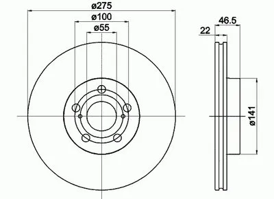 Тормозной диск TEXTAR купить