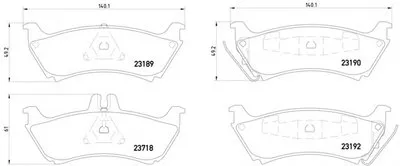 Комплект тормозных колодок, дисковый тормоз HELLA PAGID купить