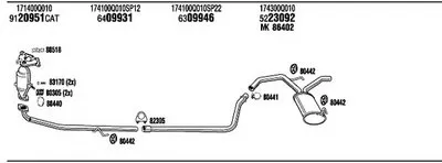 Система выпуска ОГ WALKER купить
