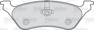 Комплект тормозных колодок, дисковый тормоз VALEO купить