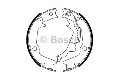 Комплект тормозных колодок, стояночная тормозная система BOSCH купить