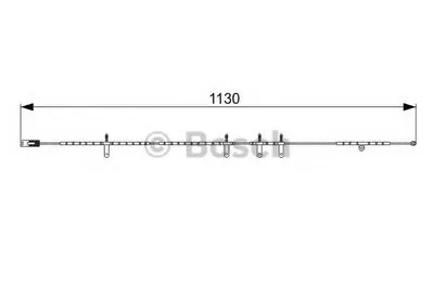 Сигнализатор, износ тормозных колодок BOSCH купить