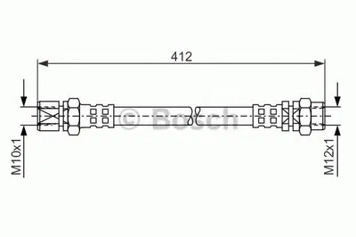 Тормозной шланг BOSCH купить