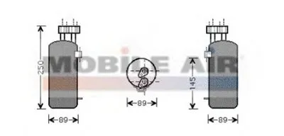 Осушитель, кондиционер VAN WEZEL купить