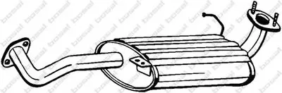 Средний глушитель выхлопных газов BOSAL купить