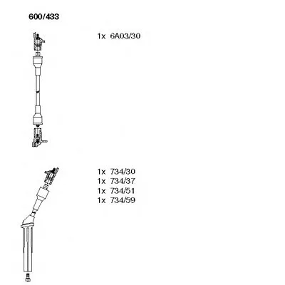 Комплект проводов зажигания BREMI купить