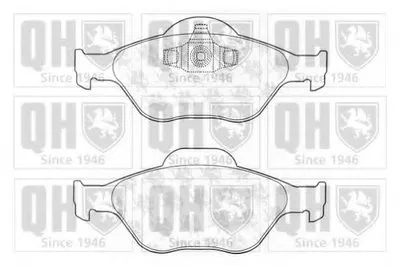 Комплект тормозных колодок, дисковый тормоз QUINTON HAZELL купить