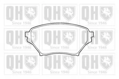 Комплект тормозных колодок, дисковый тормоз QUINTON HAZELL купить