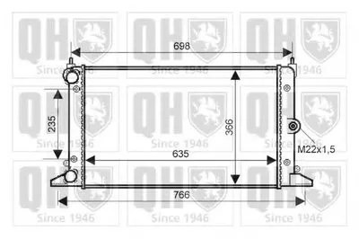 Радиатор, охлаждение двигателя QUINTON HAZELL купить