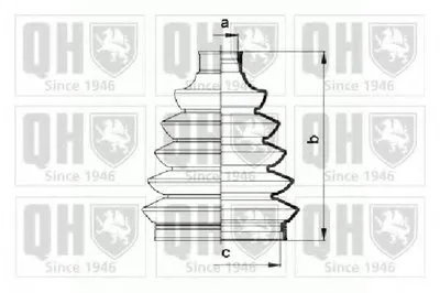 Комплект пылника, приводной вал QUINTON HAZELL купить