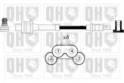 Комплект проводов зажигания CI QUINTON HAZELL купить