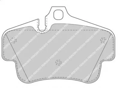 Комплект тормозных колодок, дисковый тормоз PREMIER FERODO купить