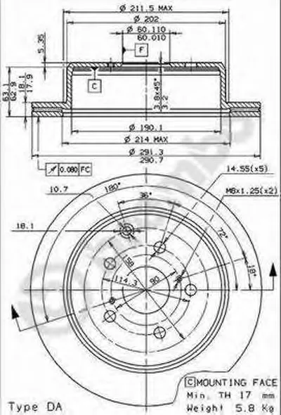 Тормозной диск AP купить