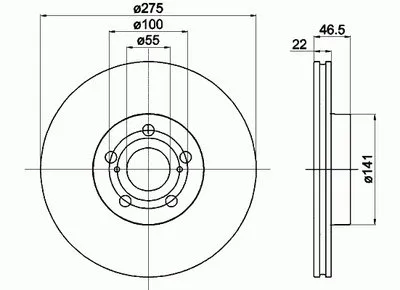 Тормозной диск MINTEX купить