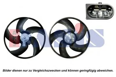 Вентилятор, охлаждение двигателя AKS DASIS купить