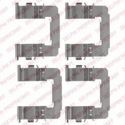 Комплектующие, колодки дискового тормоза DELPHI купить