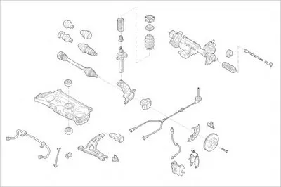 Подвеска колеса DELPHI купить