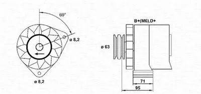 Генератор MAGNETI MARELLI купить