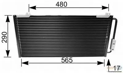 Конденсатор, кондиционер BEHR HELLA SERVICE купить