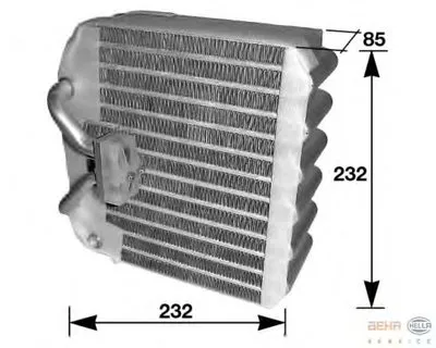 Испаритель, кондиционер BEHR HELLA SERVICE купить