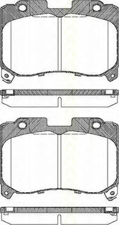 Комплект тормозных колодок, дисковый тормоз TRISCAN купить