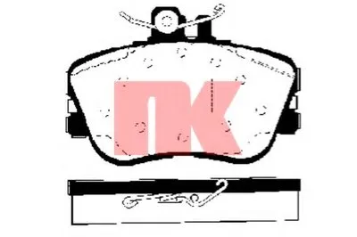 Комплект тормозных колодок, дисковый тормоз NK купить