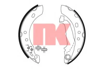 Комплект тормозных колодок NK купить