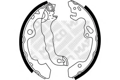 Комплект тормозных колодок MAPCO купить