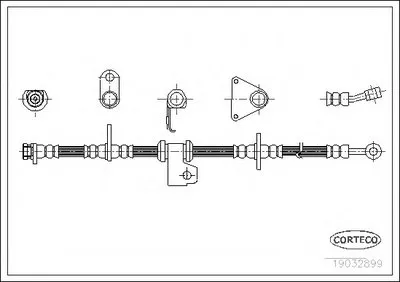 Тормозной шланг CORTECO купить