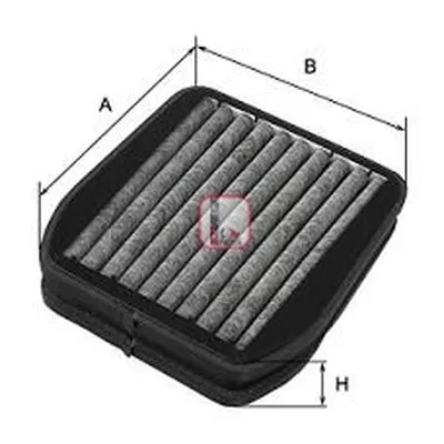 Фильтр, воздух во внутренном пространстве SOFIMA купить