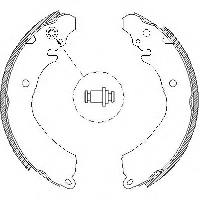 Комплект тормозных колодок REMSA купить