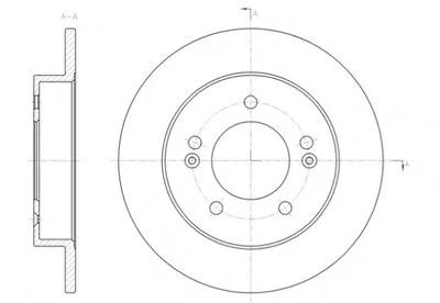 Тормозной диск REMSA купить