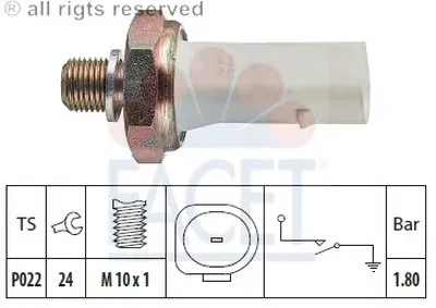 Выключатель с гидропроводом FACET купить