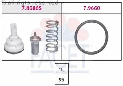 Термостат, охлаждающая жидкость FACET купить