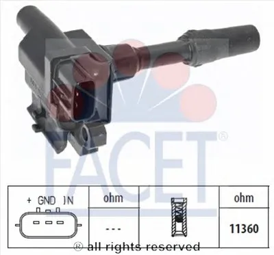 Катушка зажигания FACET купить