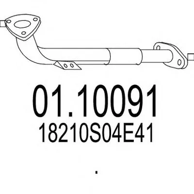 Труба выхлопного газа MTS купить