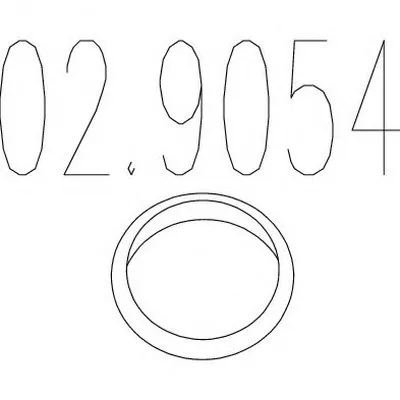 Прокладка, труба выхлопного газа MTS купить