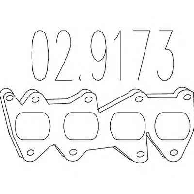 Прокладка, труба выхлопного газа MTS купить