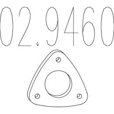 Прокладка, труба выхлопного газа MTS купить