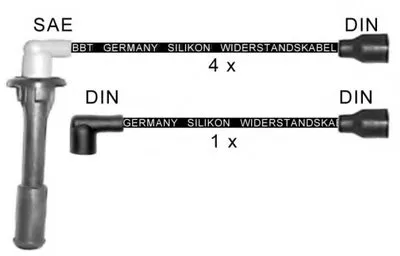 Комплект проводов зажигания BBT купить