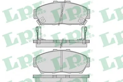 Комплект тормозных колодок, дисковый тормоз LPR купить