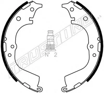 Комплект тормозных колодок TRUSTING купить